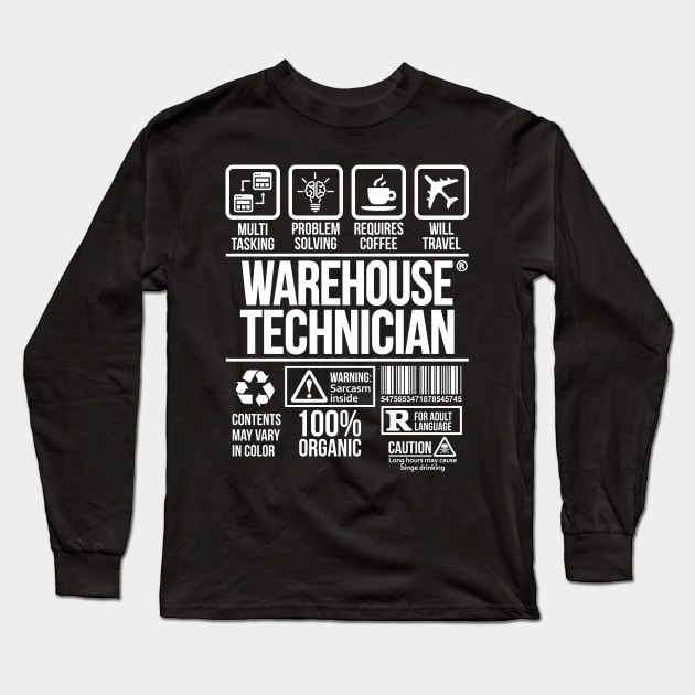 Warehouse technician T-shirt | Job Profession | #DW T-Shirt T-Shirt T-Shirt Long Sleeve T-Shirt by DynamiteWear